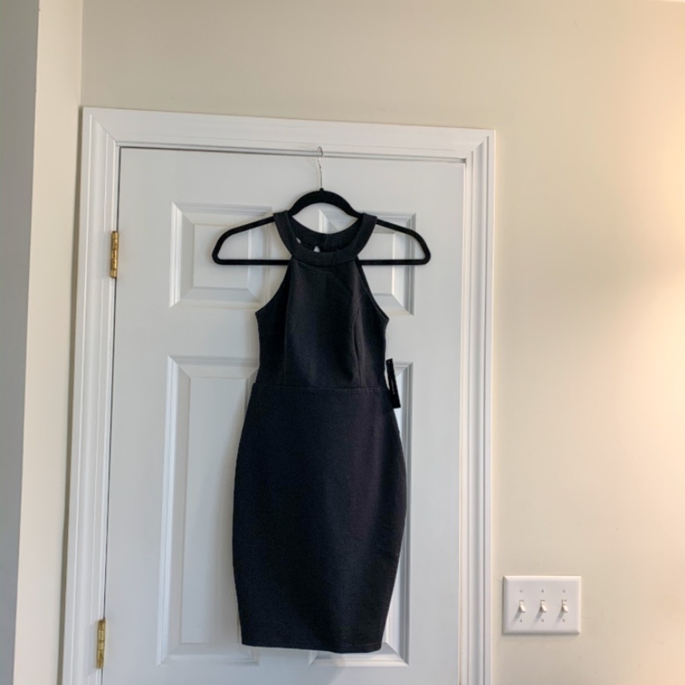 Lulus’s black halter dress XS